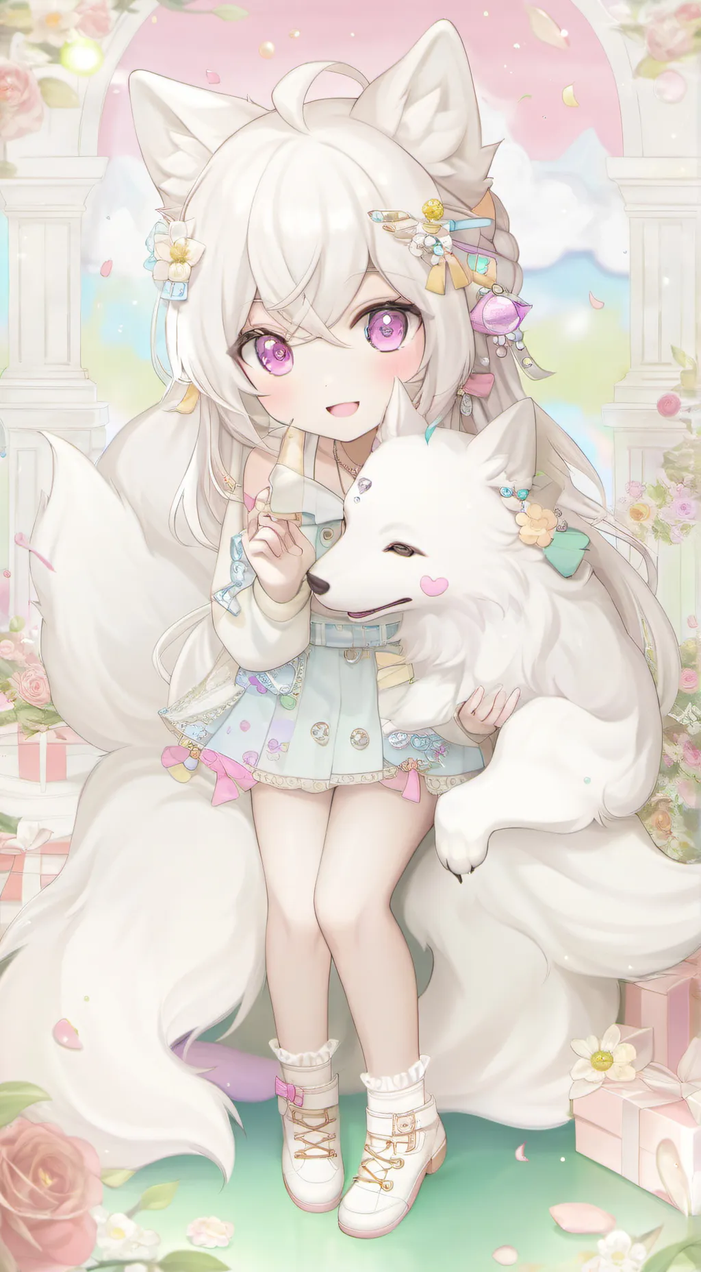 ai character: Sunny background