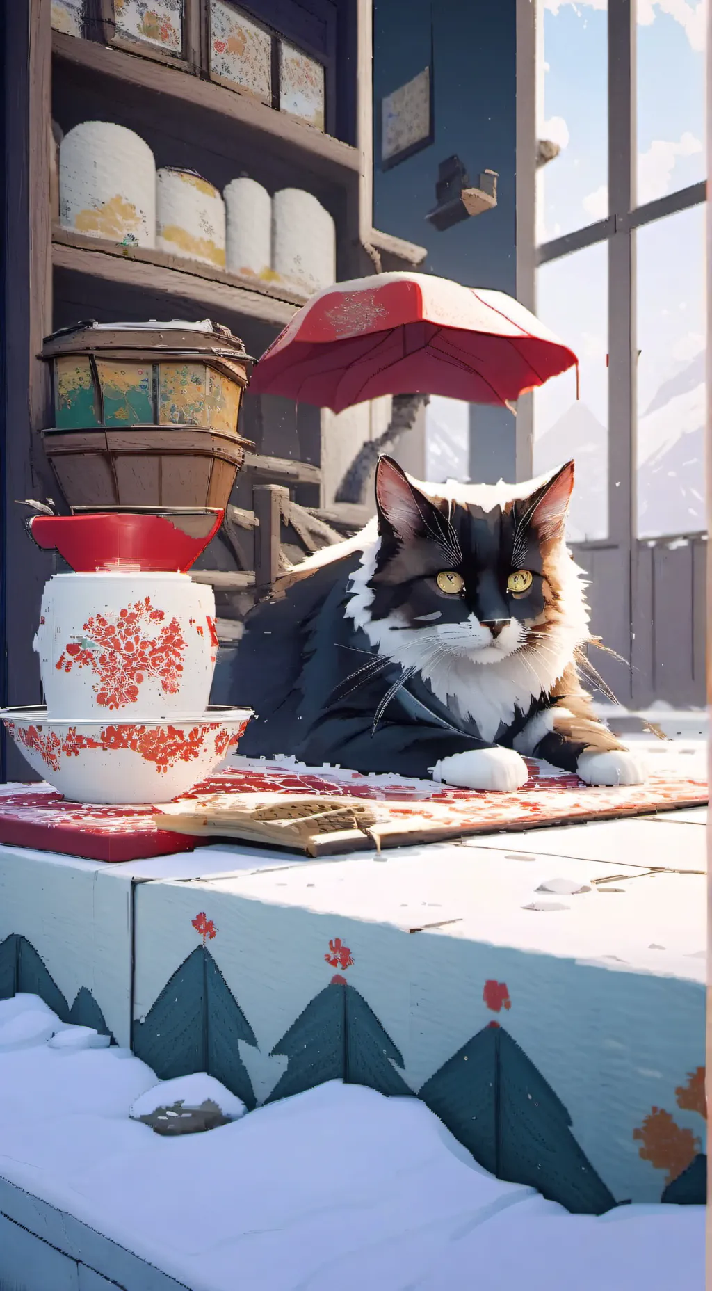 ai character: -(· Vier ·)- background