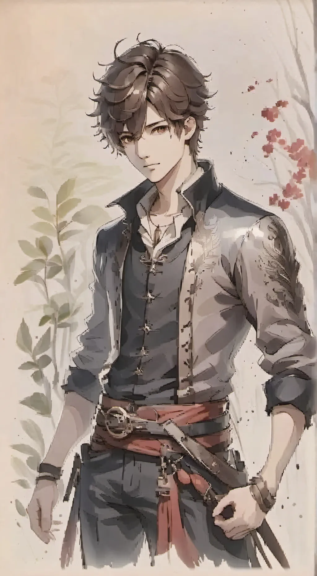 ai character: Xavier  background