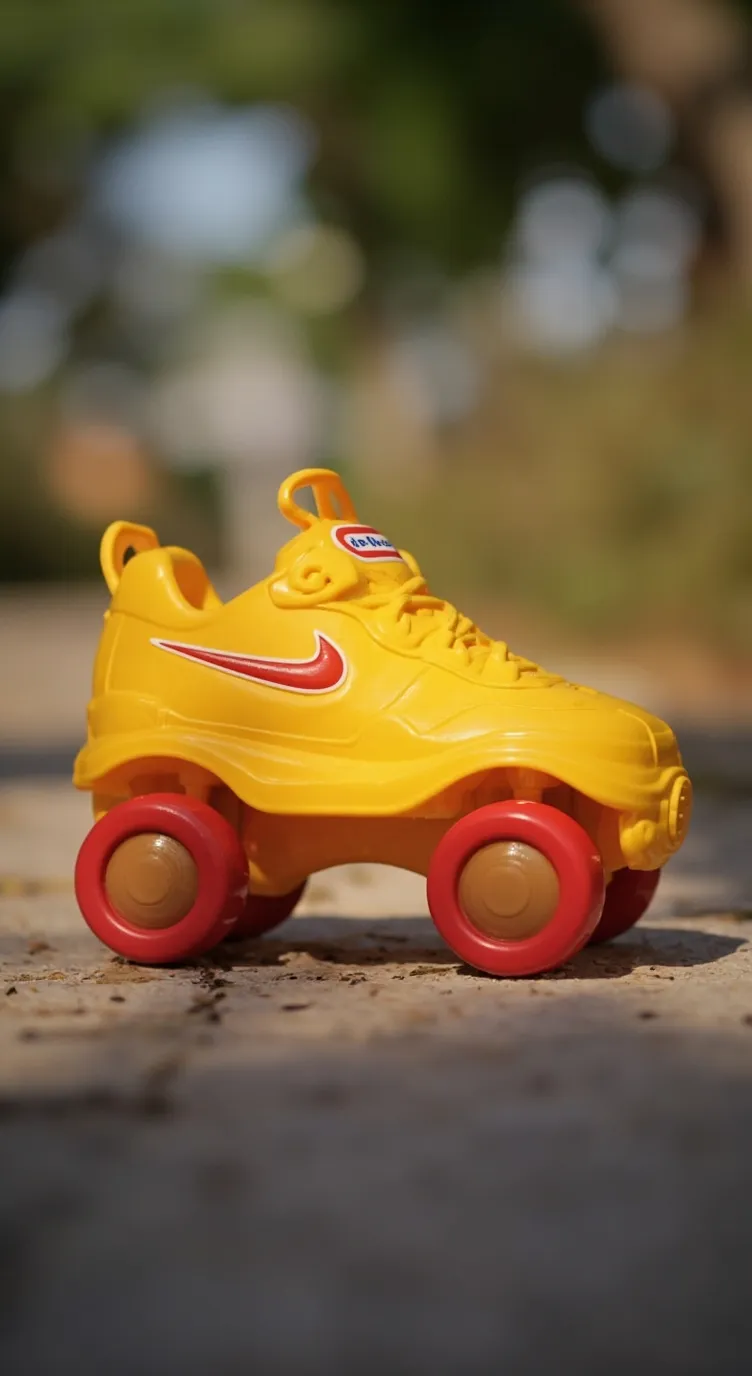 ai character: new Nike shoes 15 background