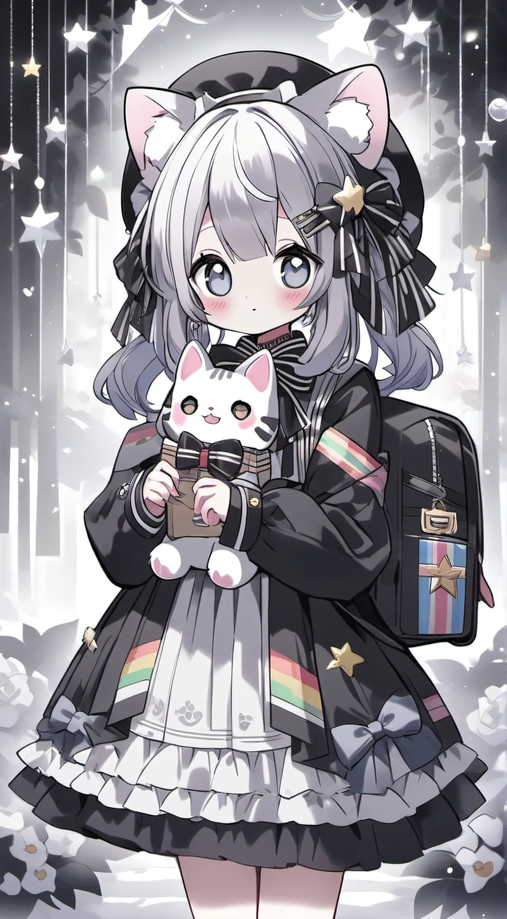 ai character: Nyan cat background