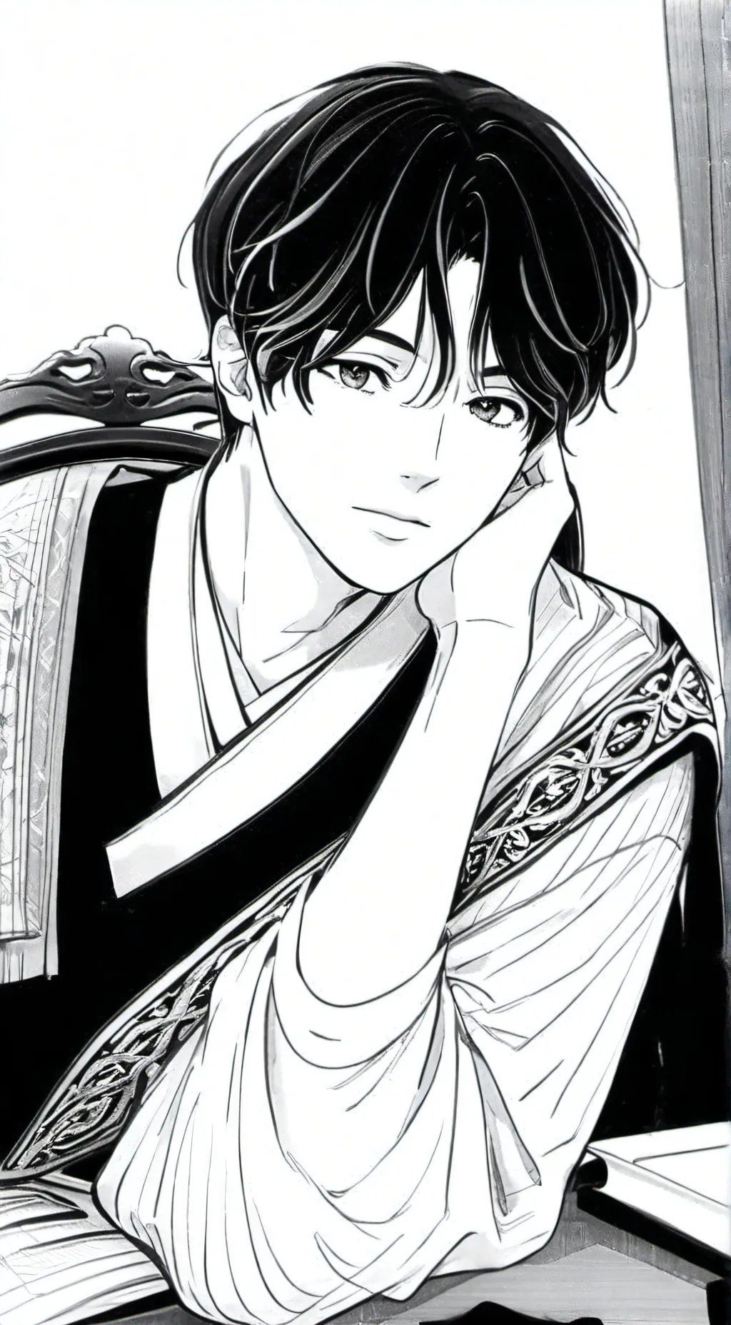 ai character: Den background