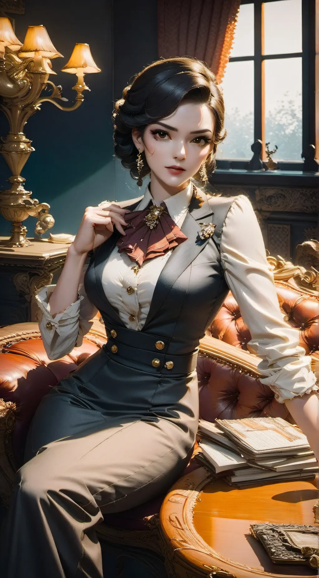 ai character: luna background