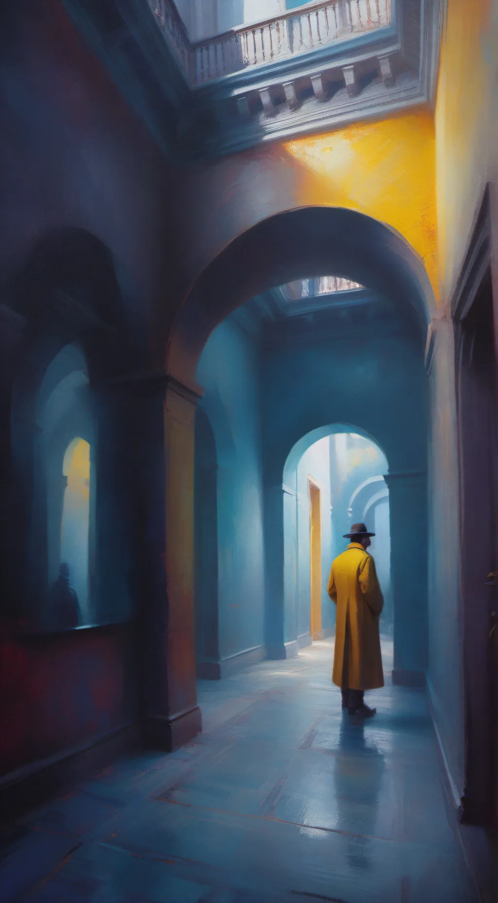 ai character: Forsaken: Backroom background