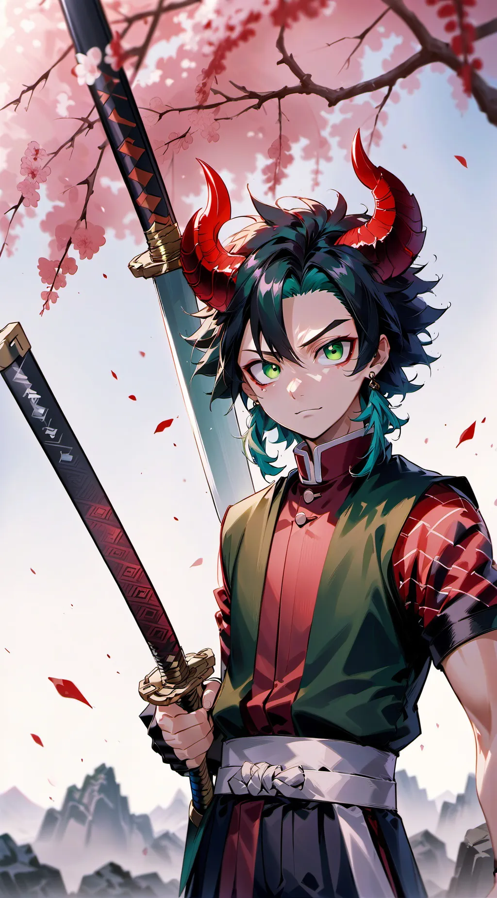 ai character: MHA meet Kny background