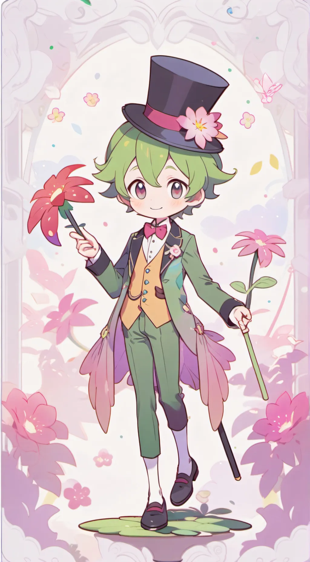 ai character: DW PICKME UAGAJOBE background