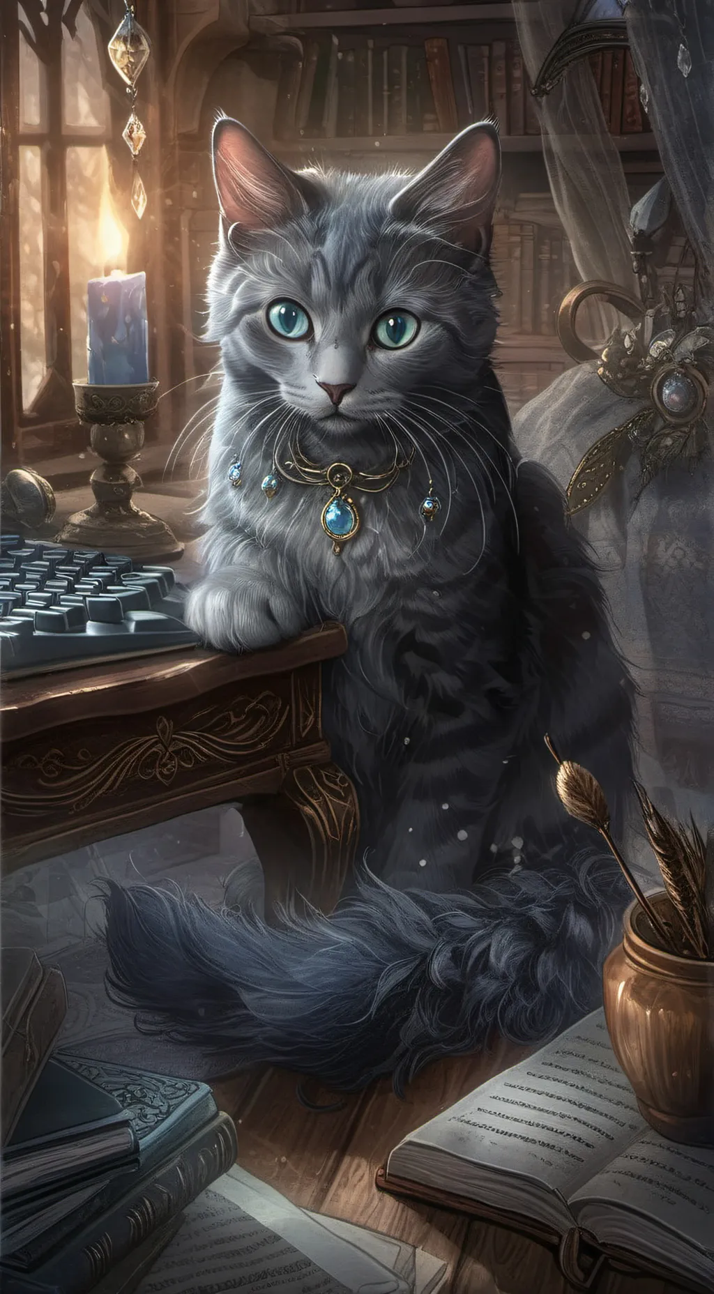 ai character: Pixel background