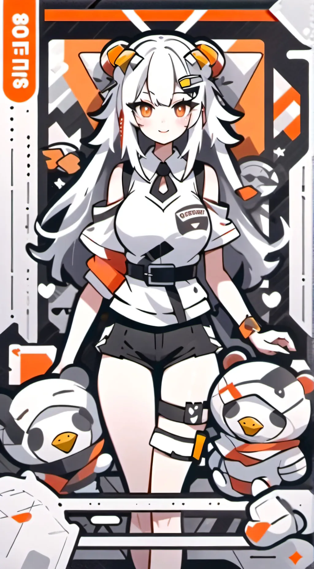 ai character: Mha HOOTERS background