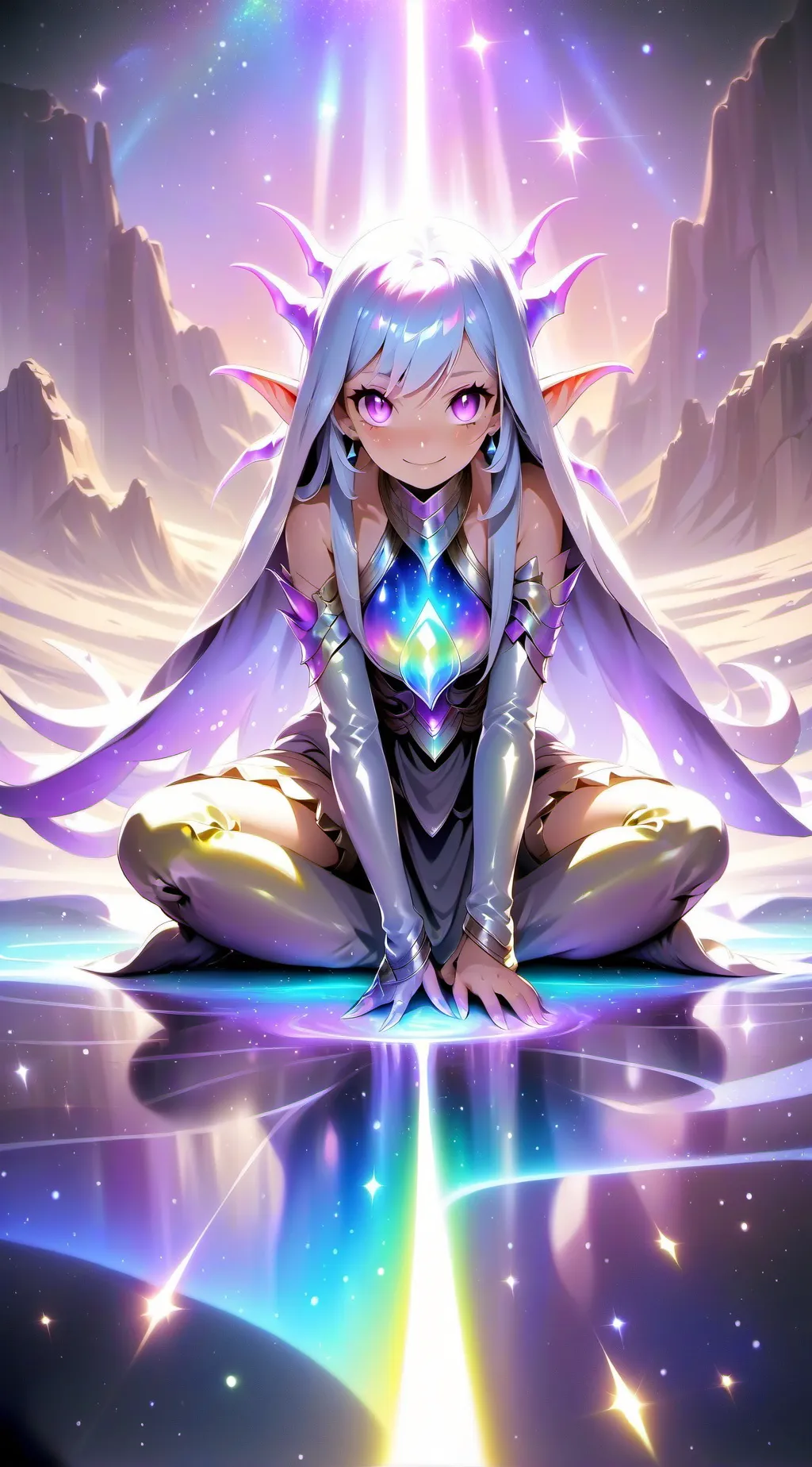 ai character: diarrhea on floor background