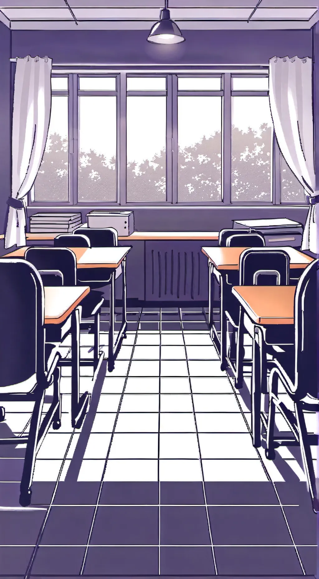ai character: classroom:3 background