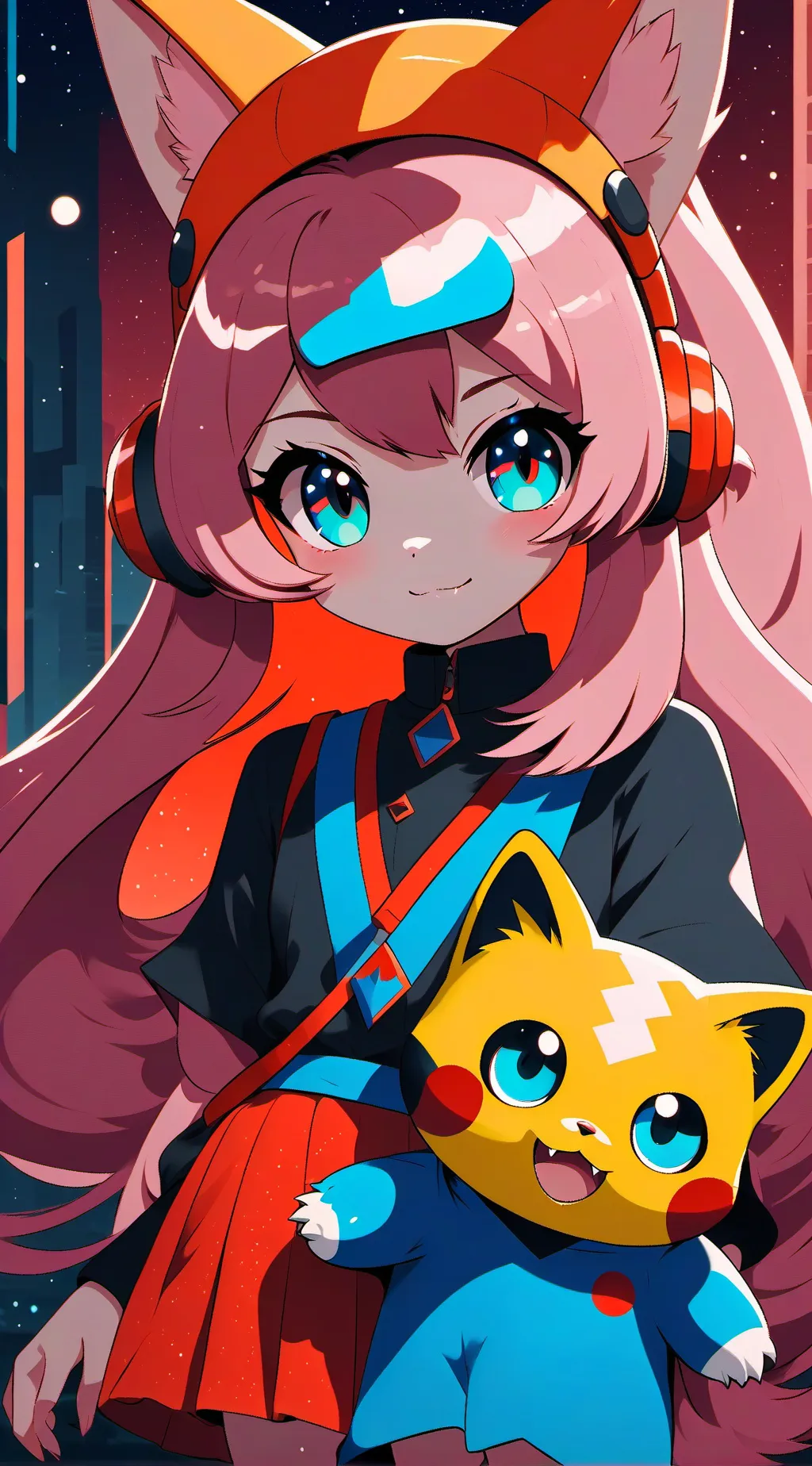 ai character: Neko infection background