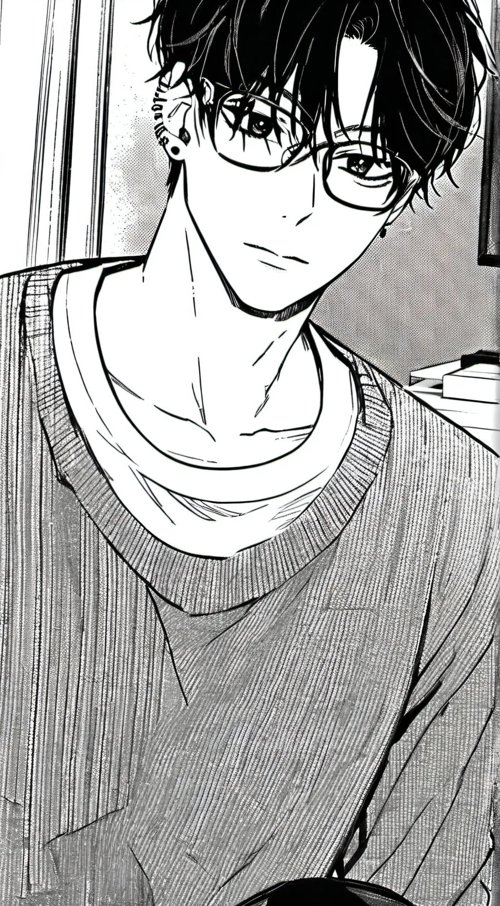 ai character: .. August .. background