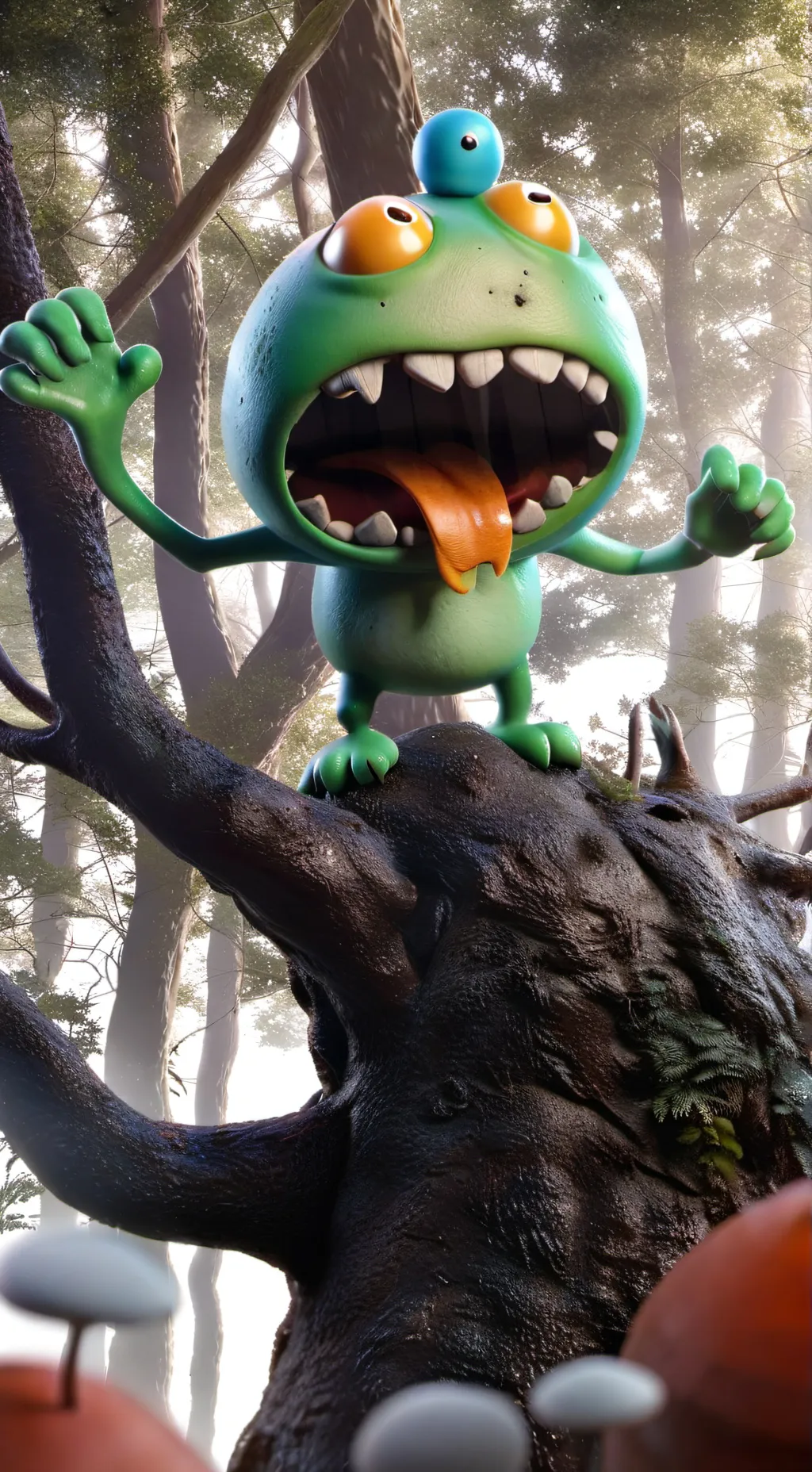 ai character: famly guy meme fix background