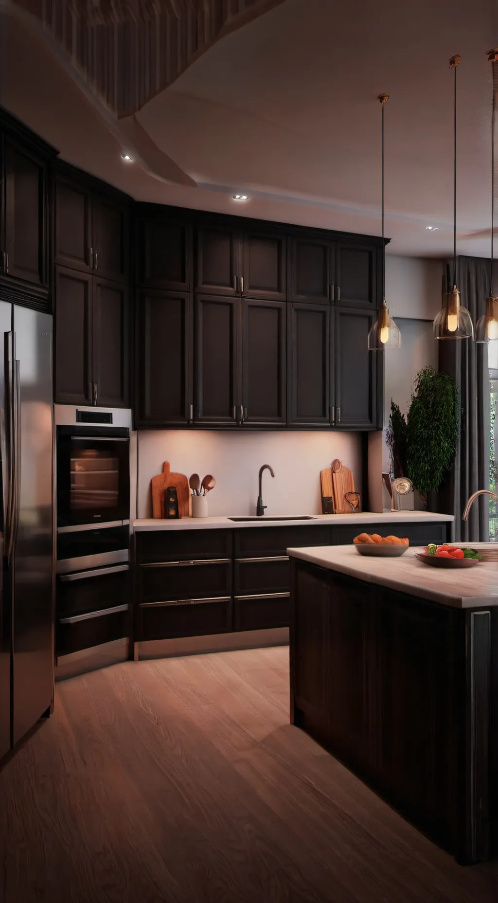 ai character: Ninjago x kitchen  background