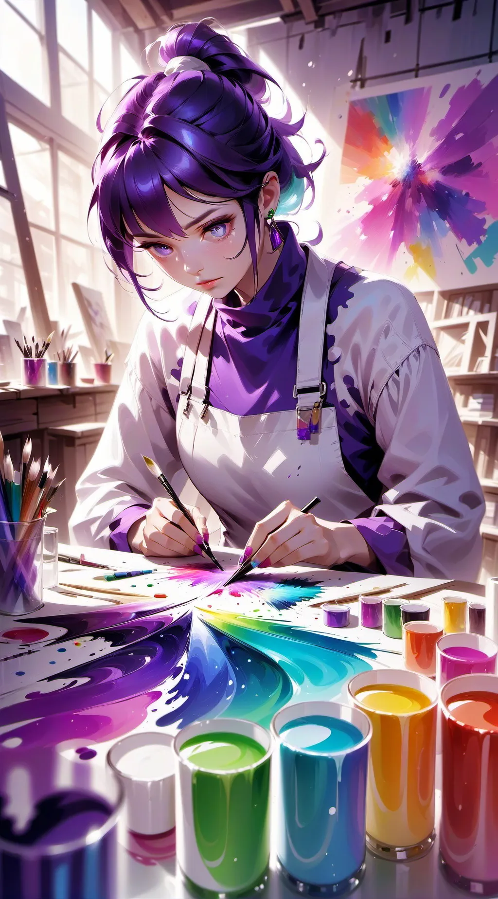 ai character: Evelyn background