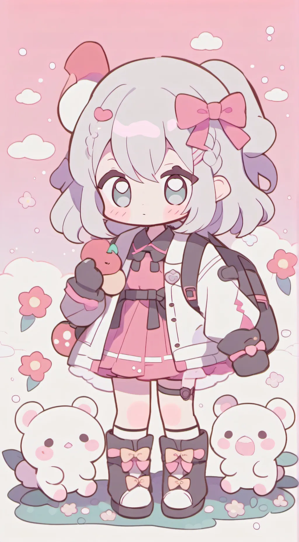 ai character: Bangchan lil sis background