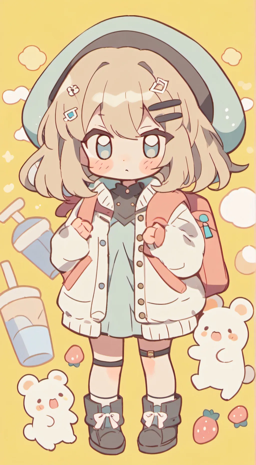 ai character: Lilly background