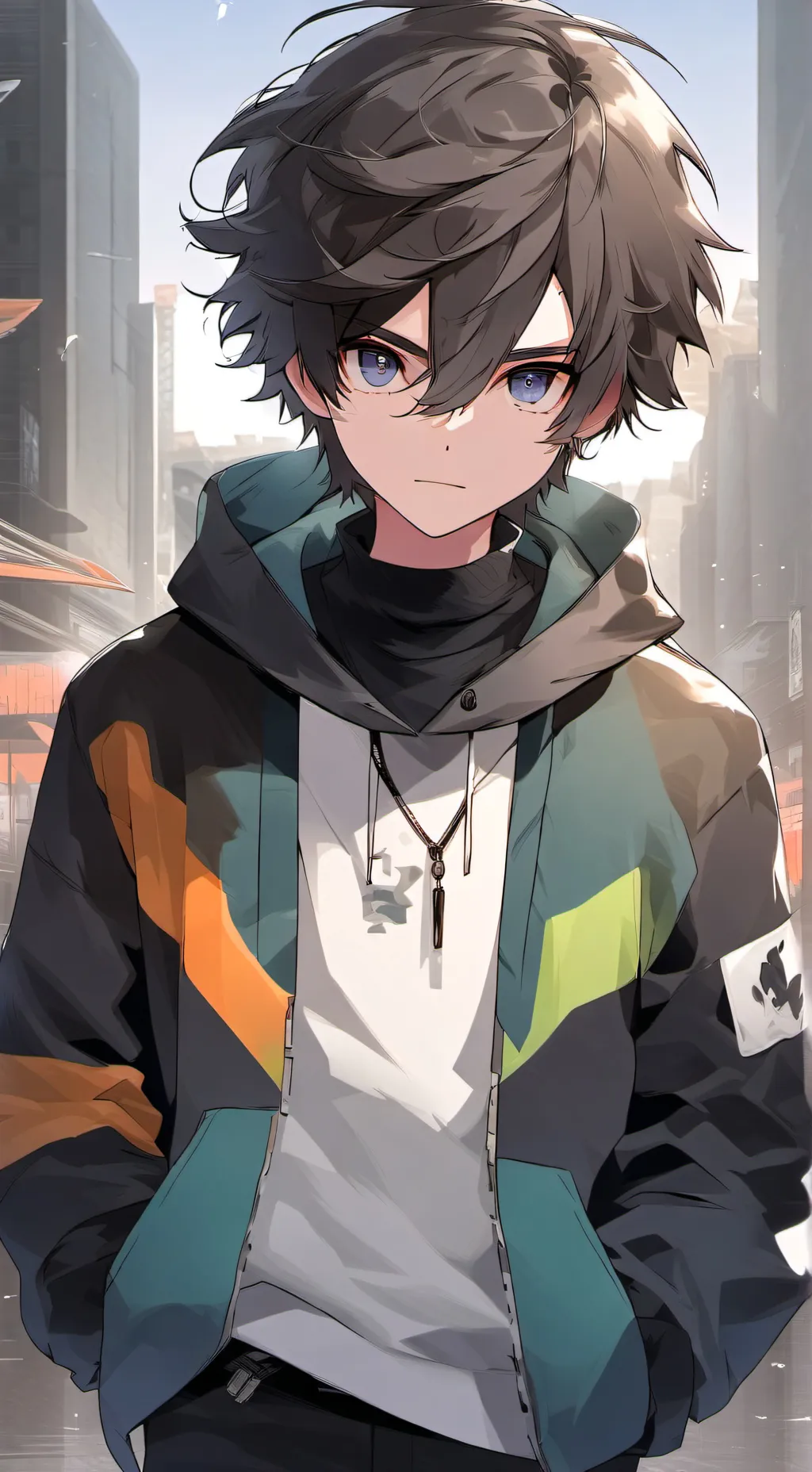 ai character: sacha  background