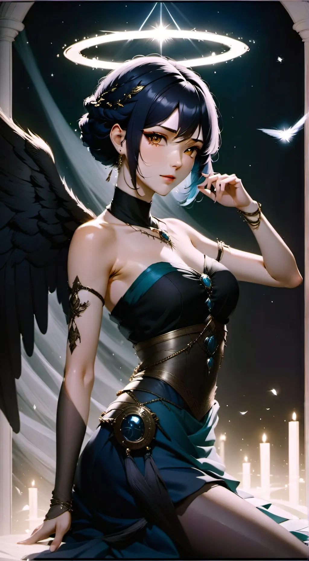 ai character: Aria background