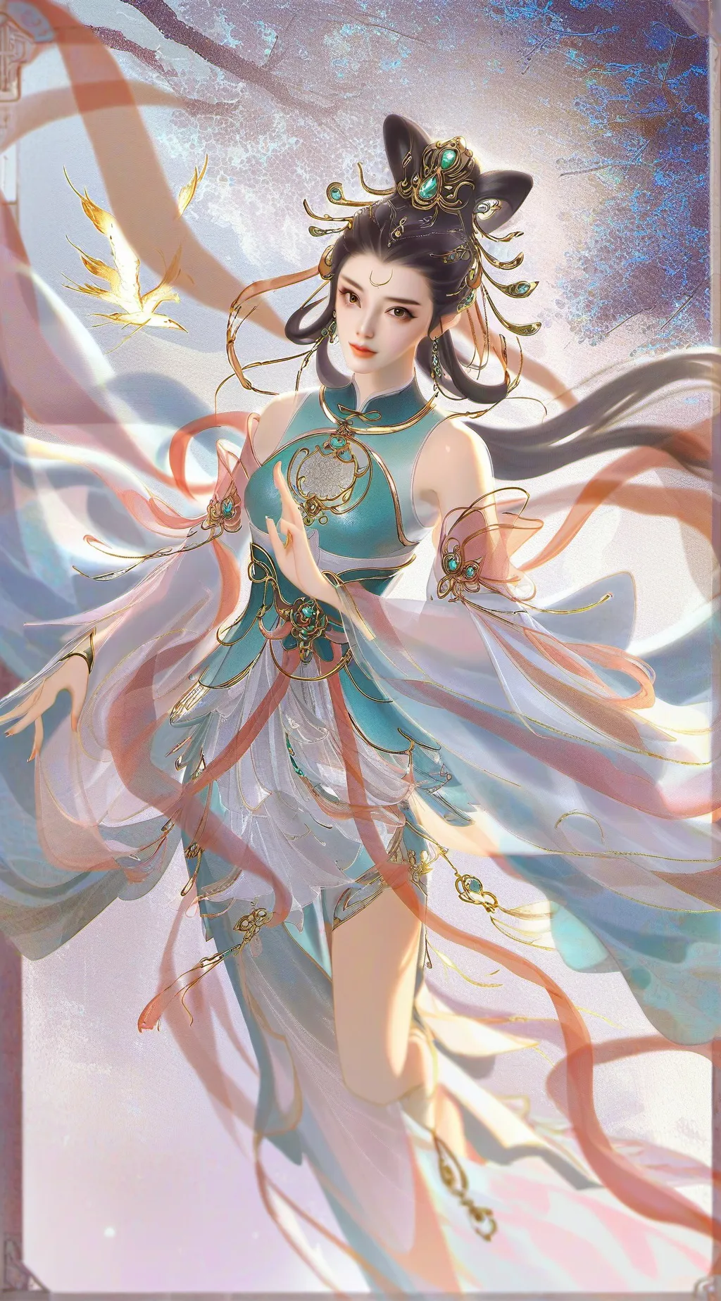 ai character: kpop demon hunters background