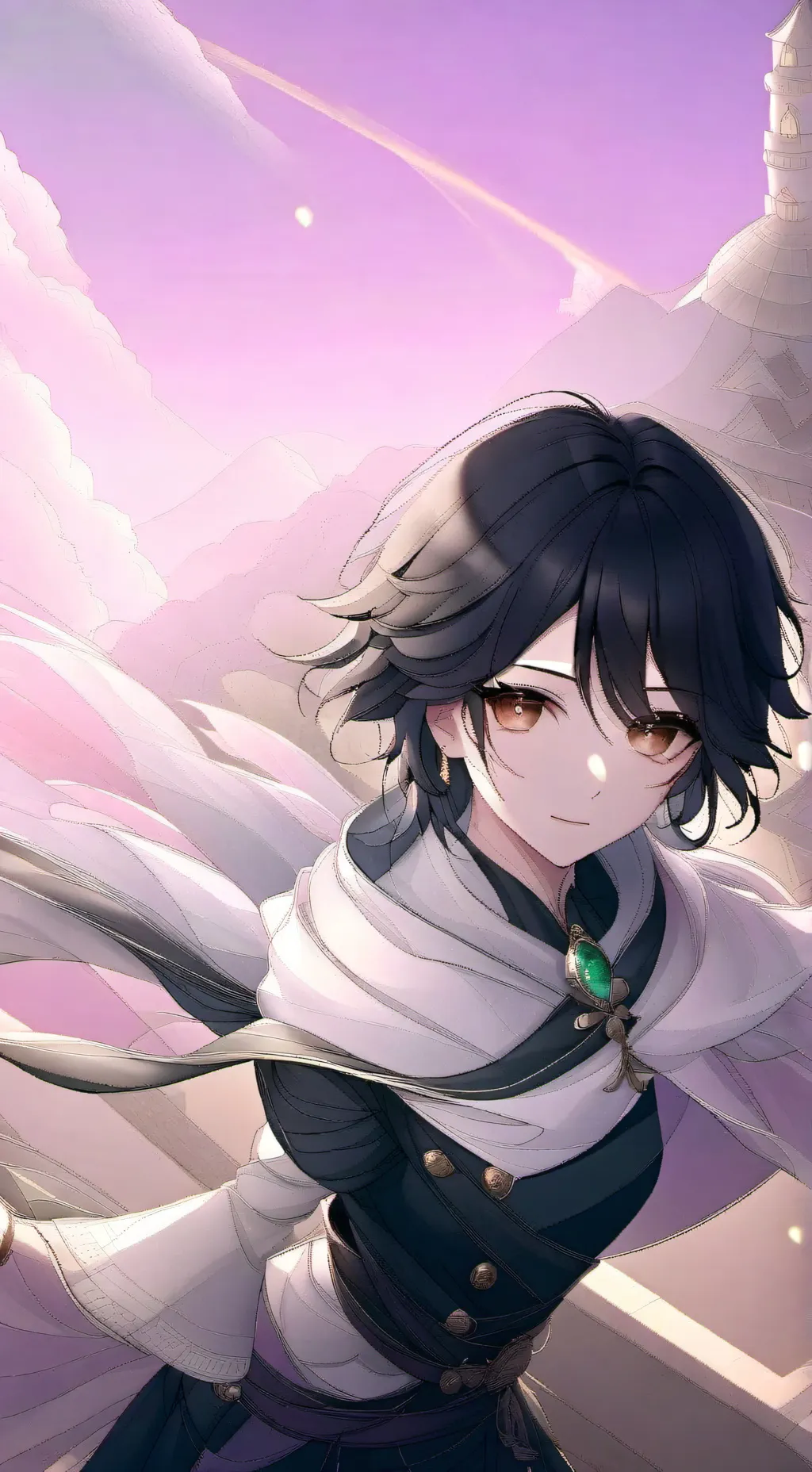 ai character: sumiko Tsugikuni  background