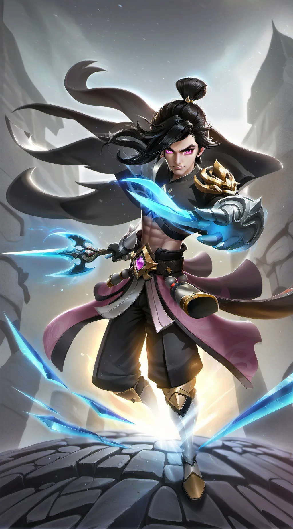 ai character: Rare tace background