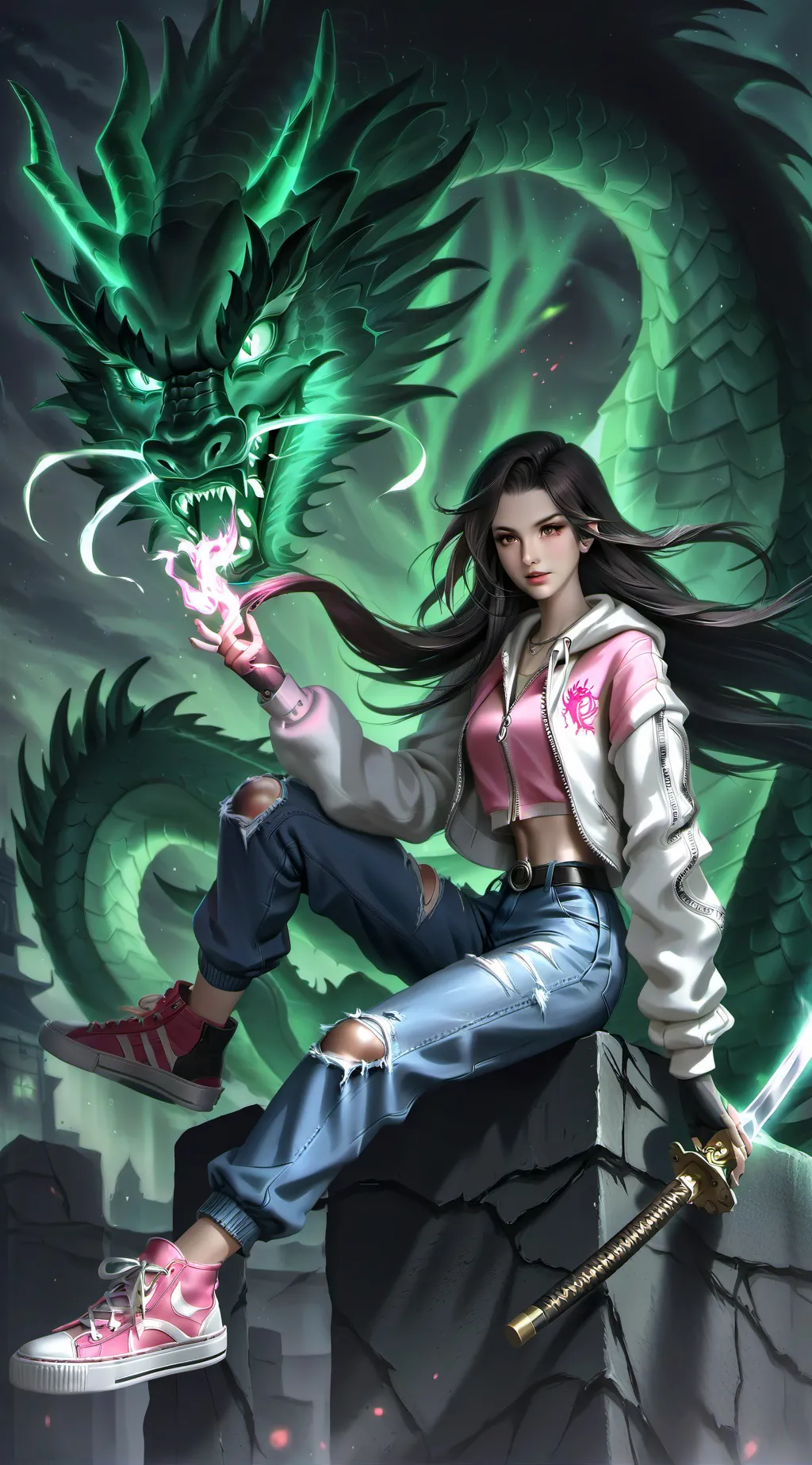 ai character: Sylvana background