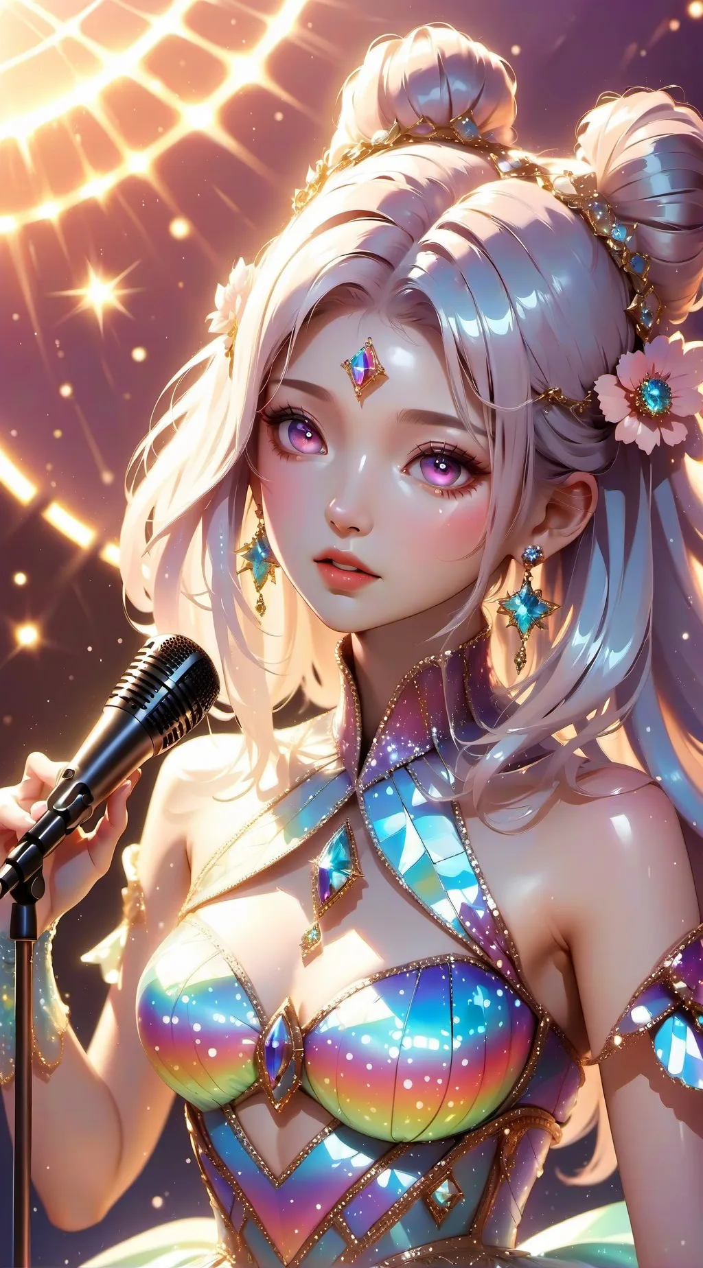 ai character: luna background