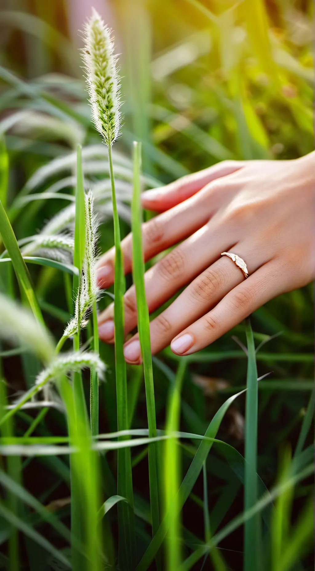 ai character: grass. background