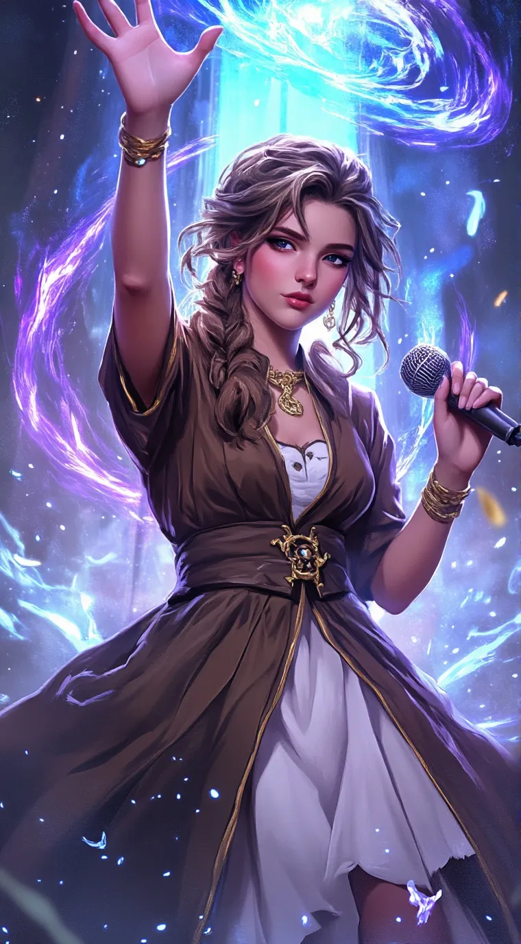 ai character: Top Connection background