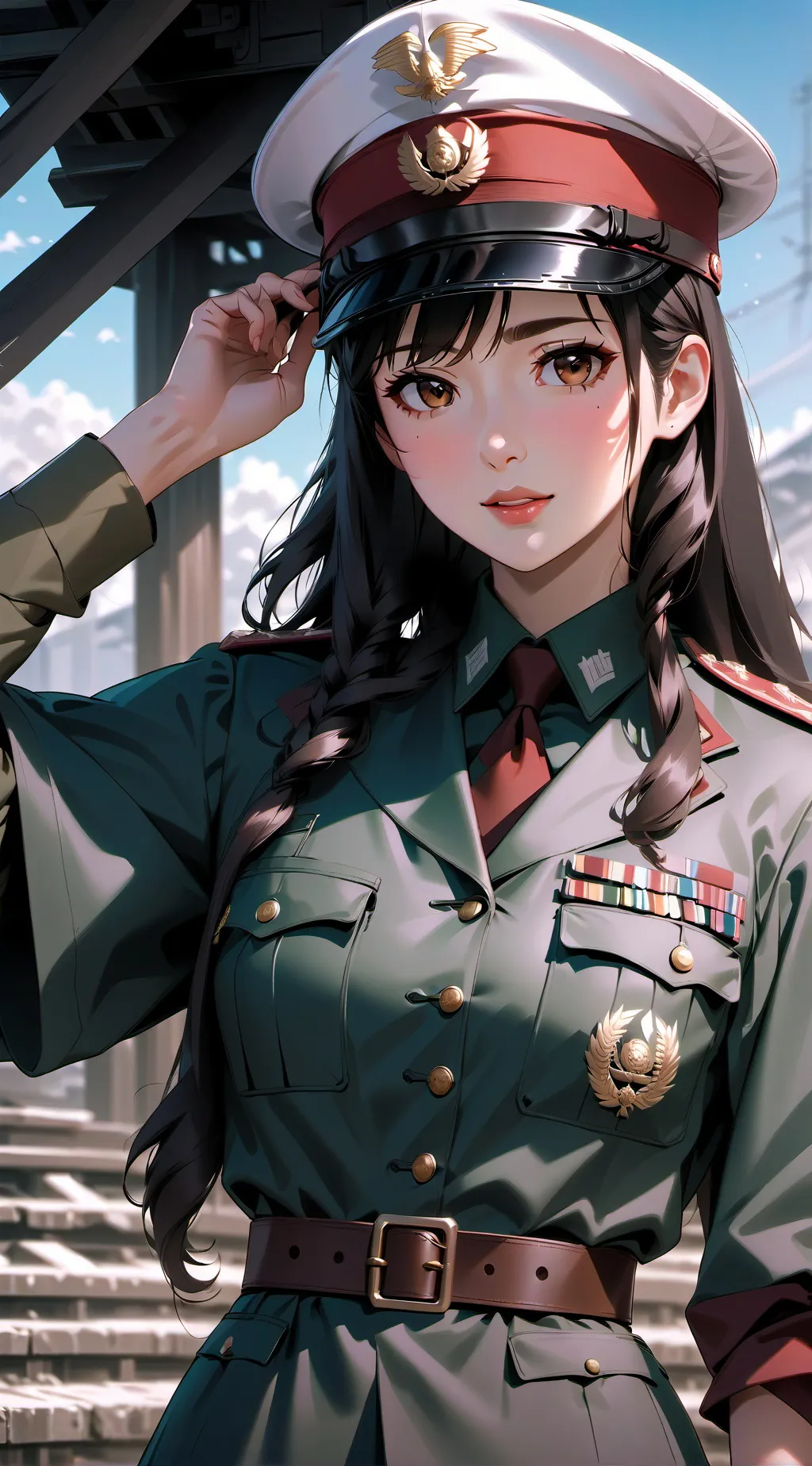 ai character: Akita background