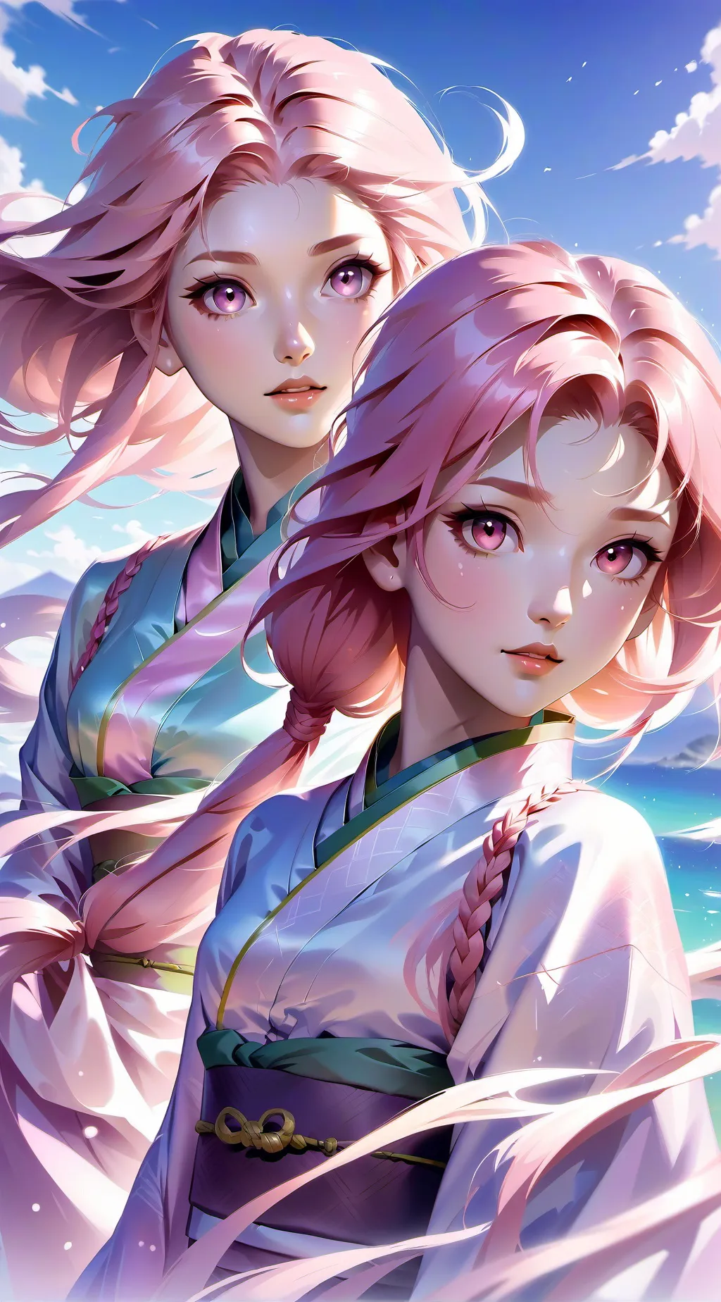 ai character: 🪷Hermanas Gemelas🪷 background