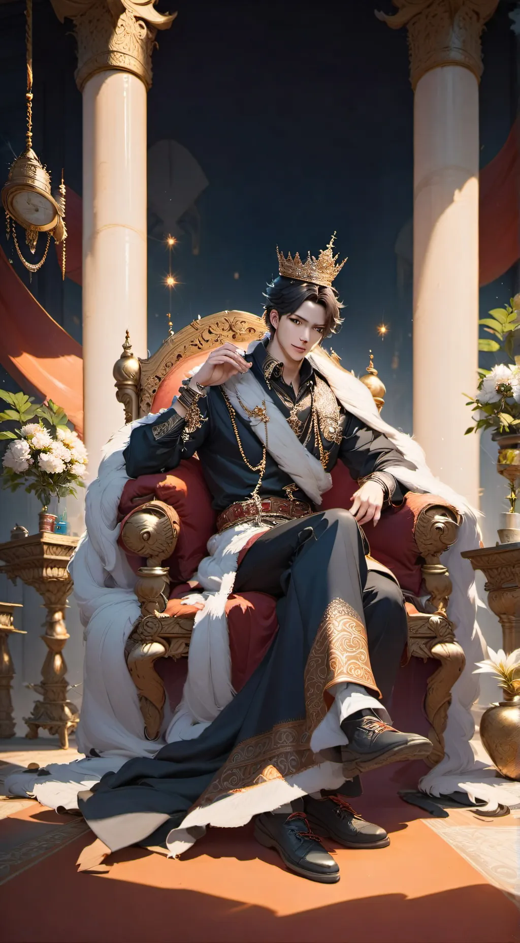 ai character: king andrew background