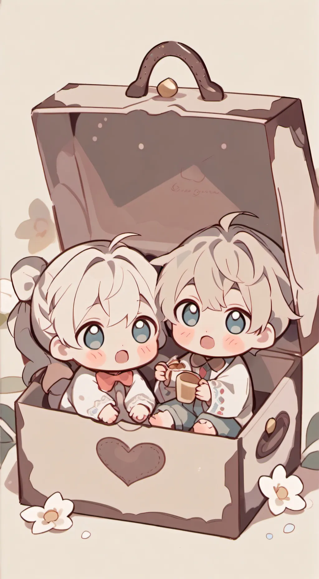 ai character: Christmas Gifts background