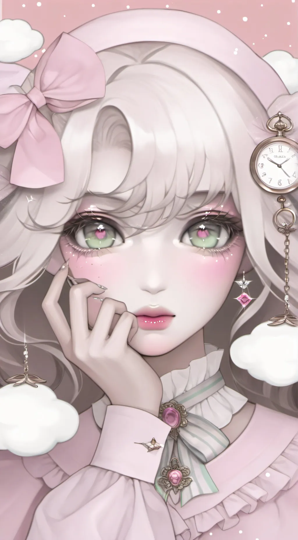 ai character: lily background