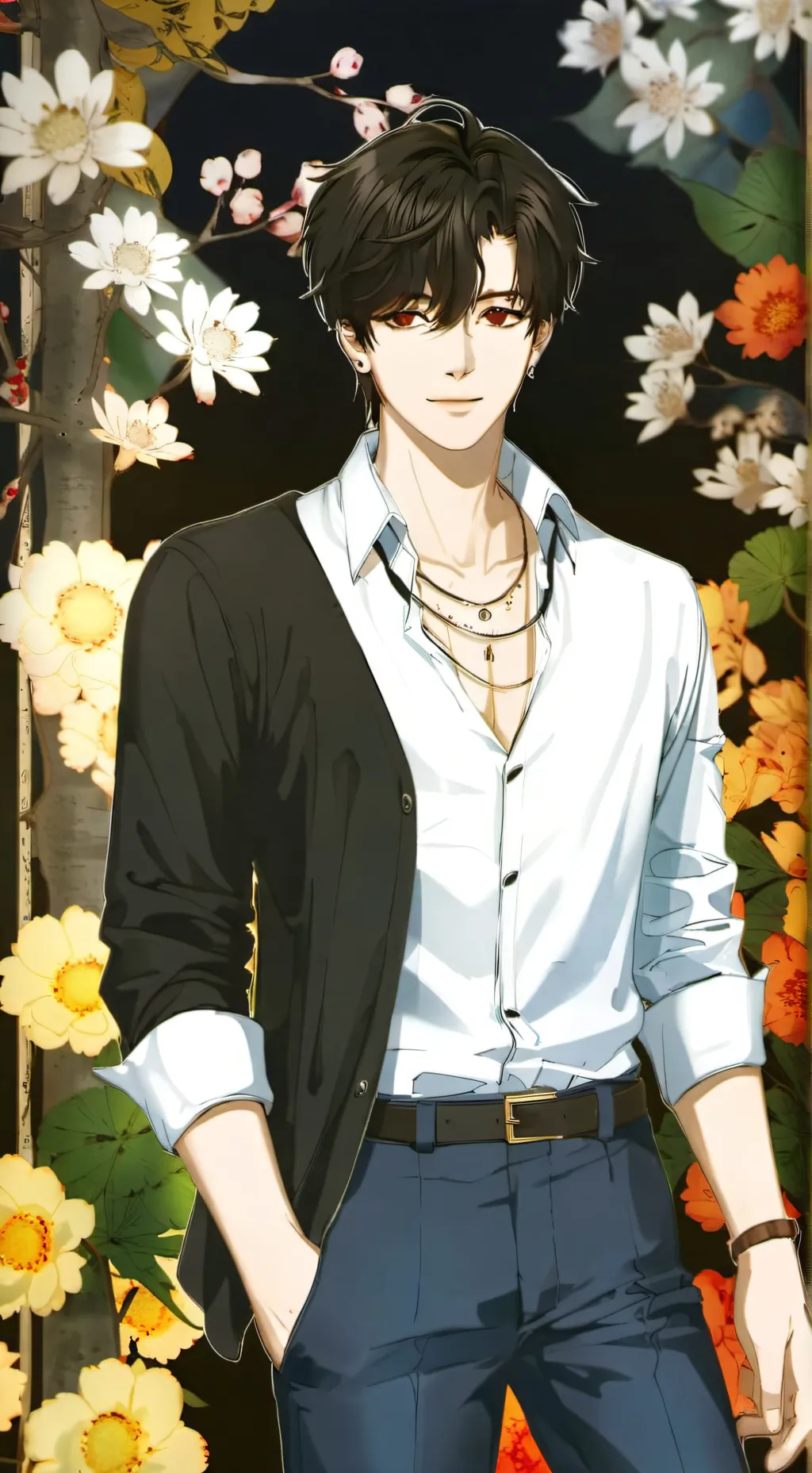 ai character: Maxence background