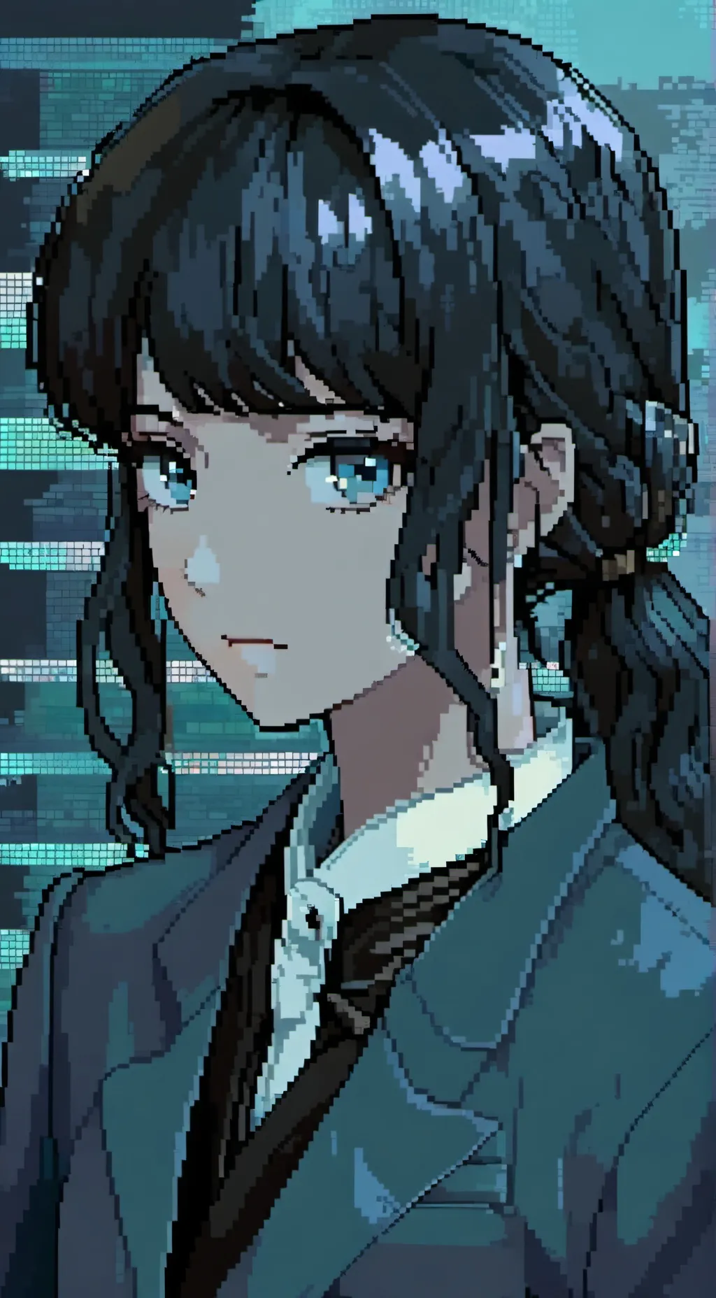 ai character: Amber  background