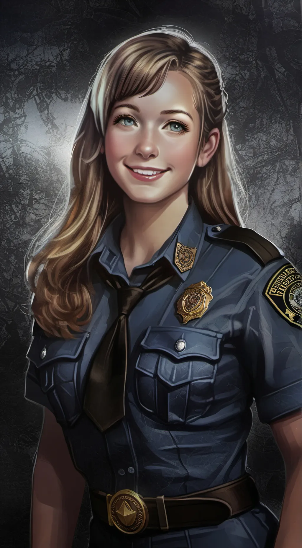 ai character: amy young  background