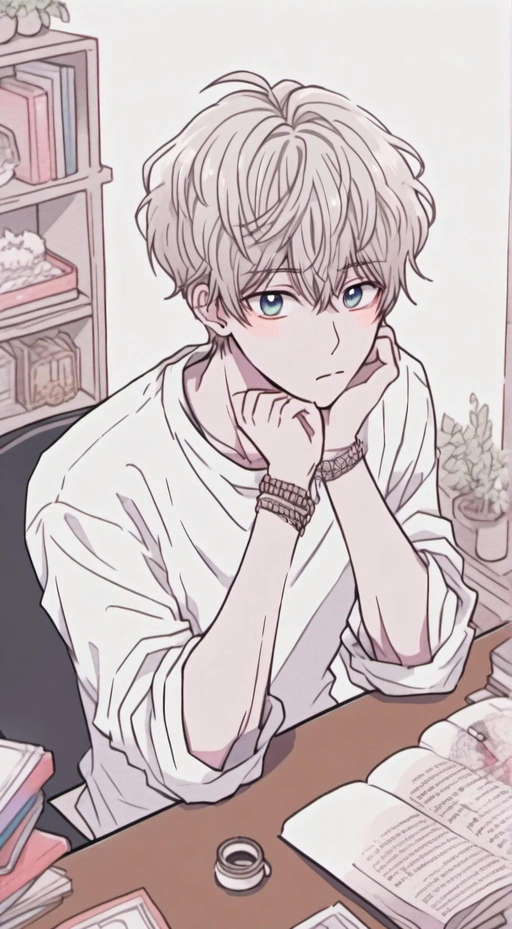 ai character: Mr. Neat & Order background