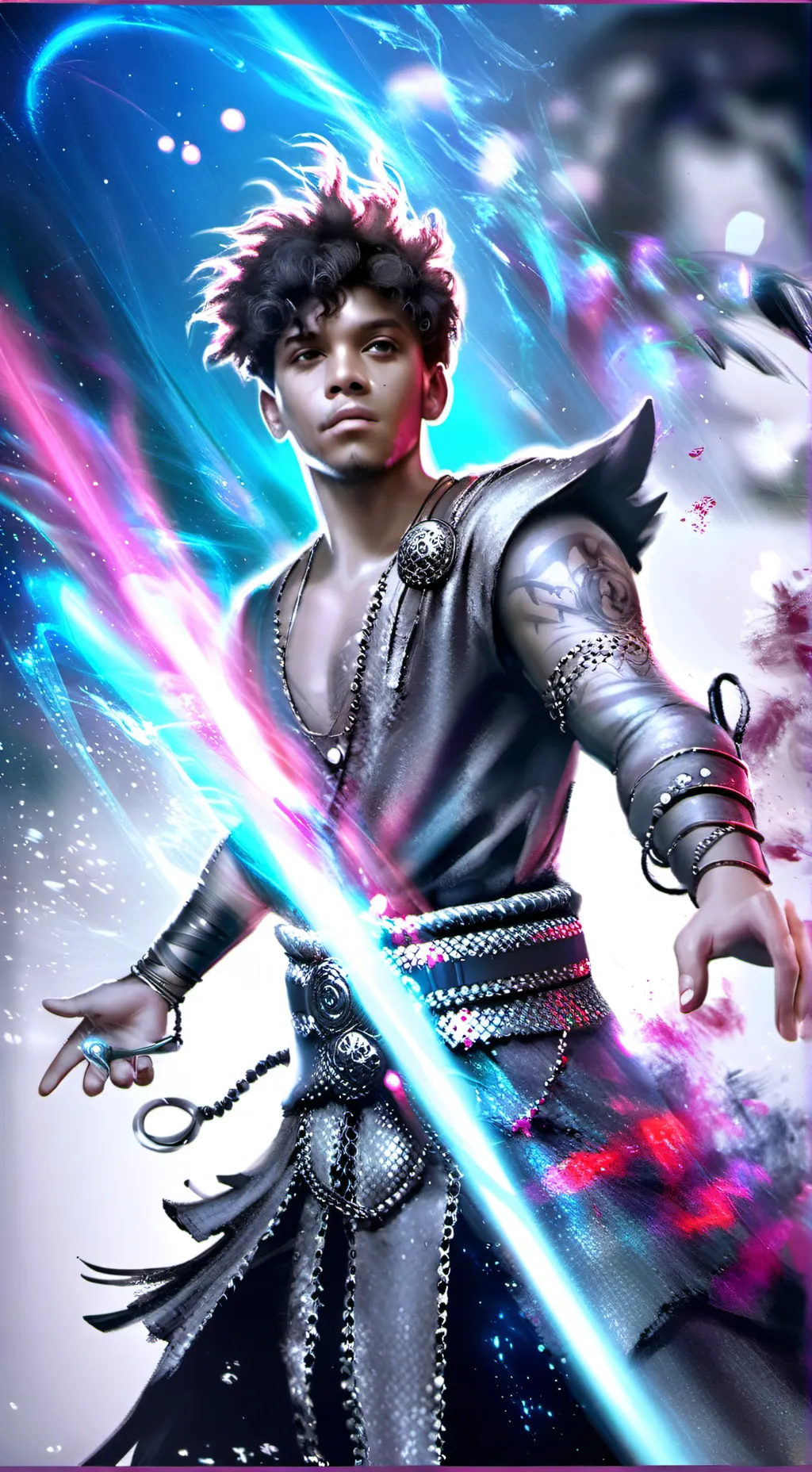 ai character: Carlos Álvarez  background