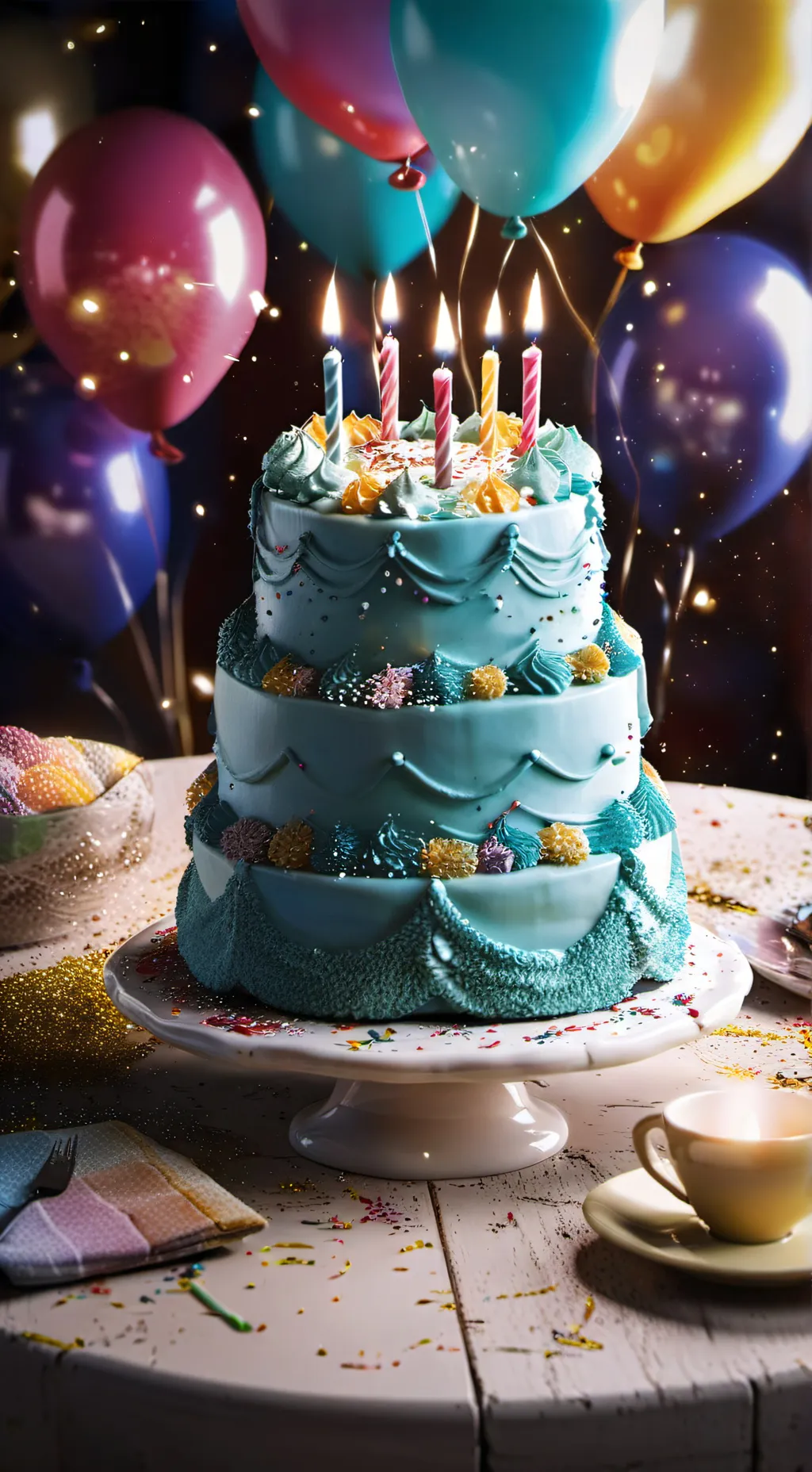 ai character: WE MADE IT TO 500 background