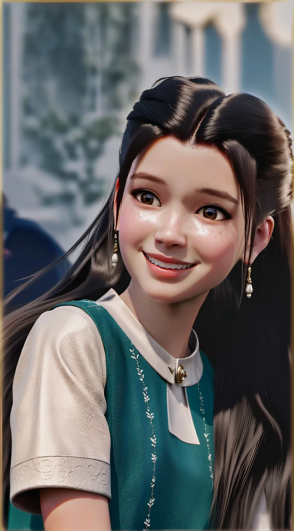 ai character: Gloria background