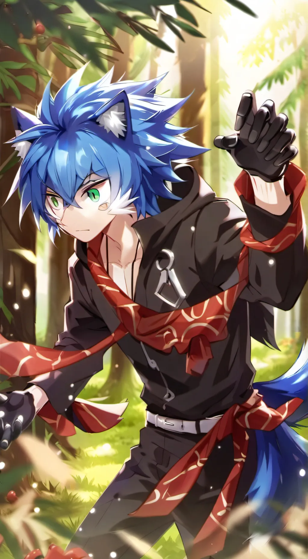 ai character: Sonic X 99NitF background