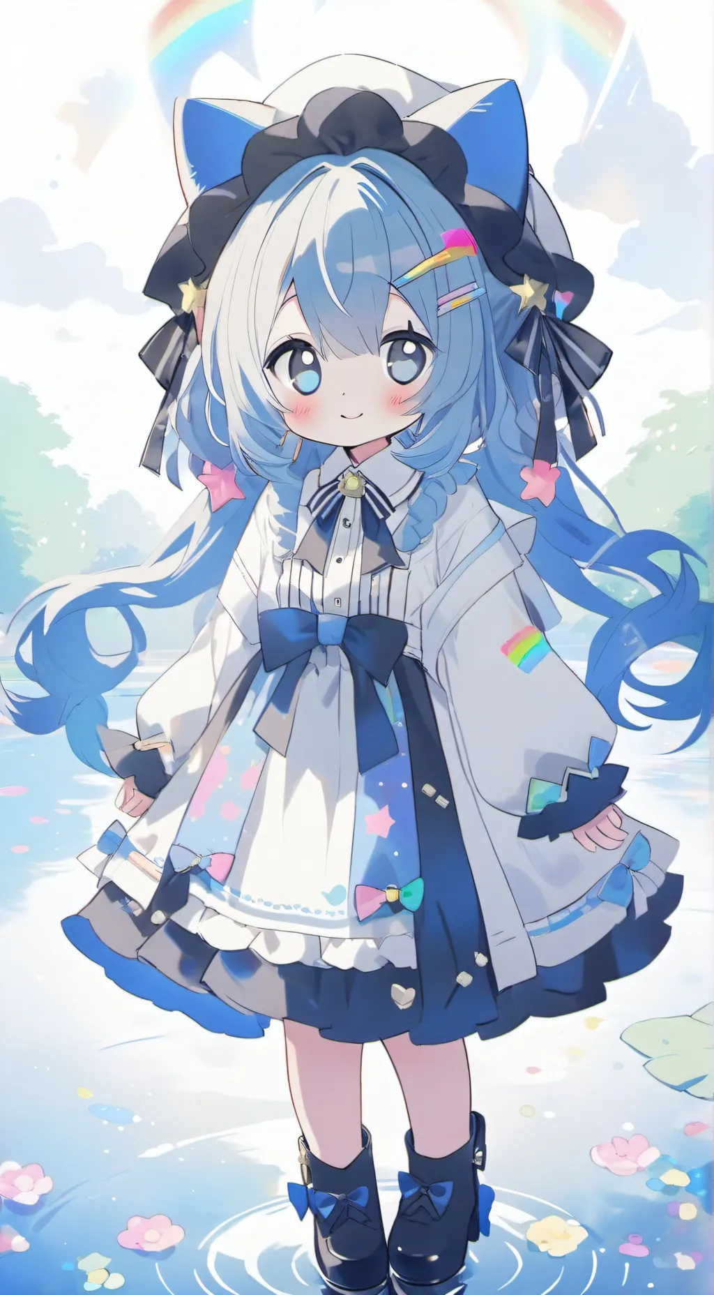 ai character: Nyan cat background