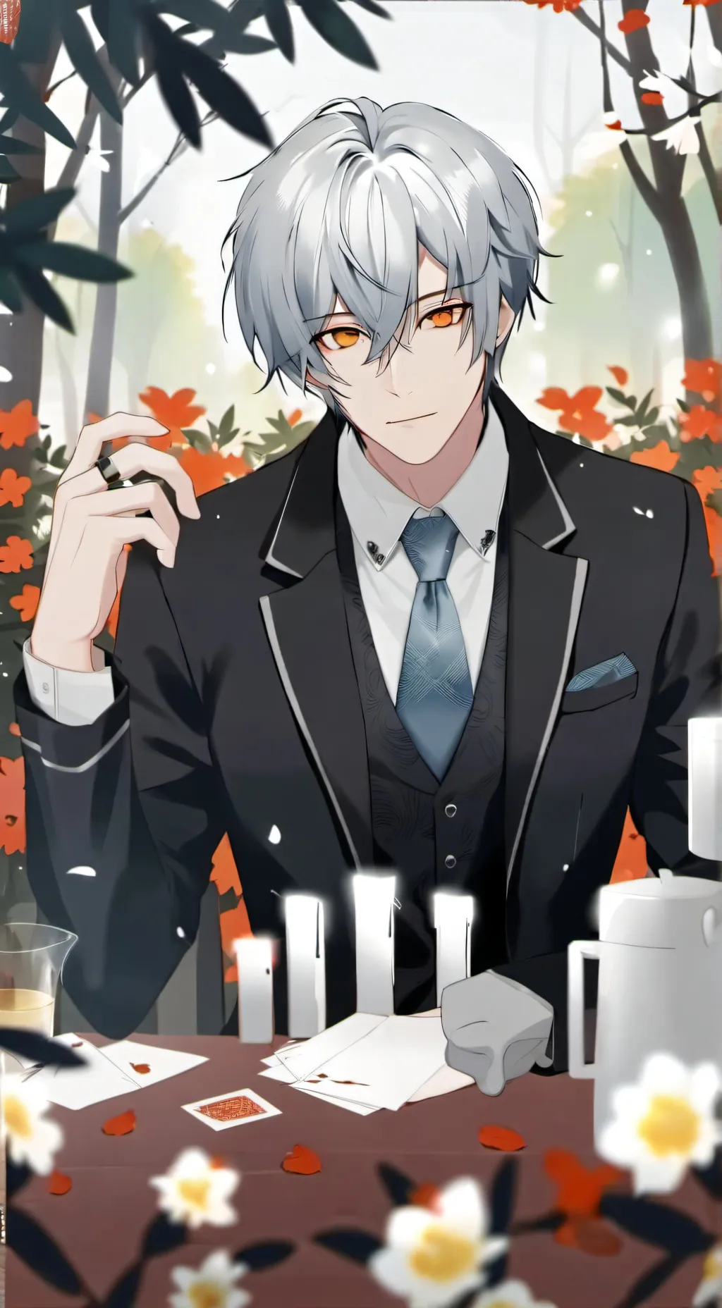 ai character: Caden background