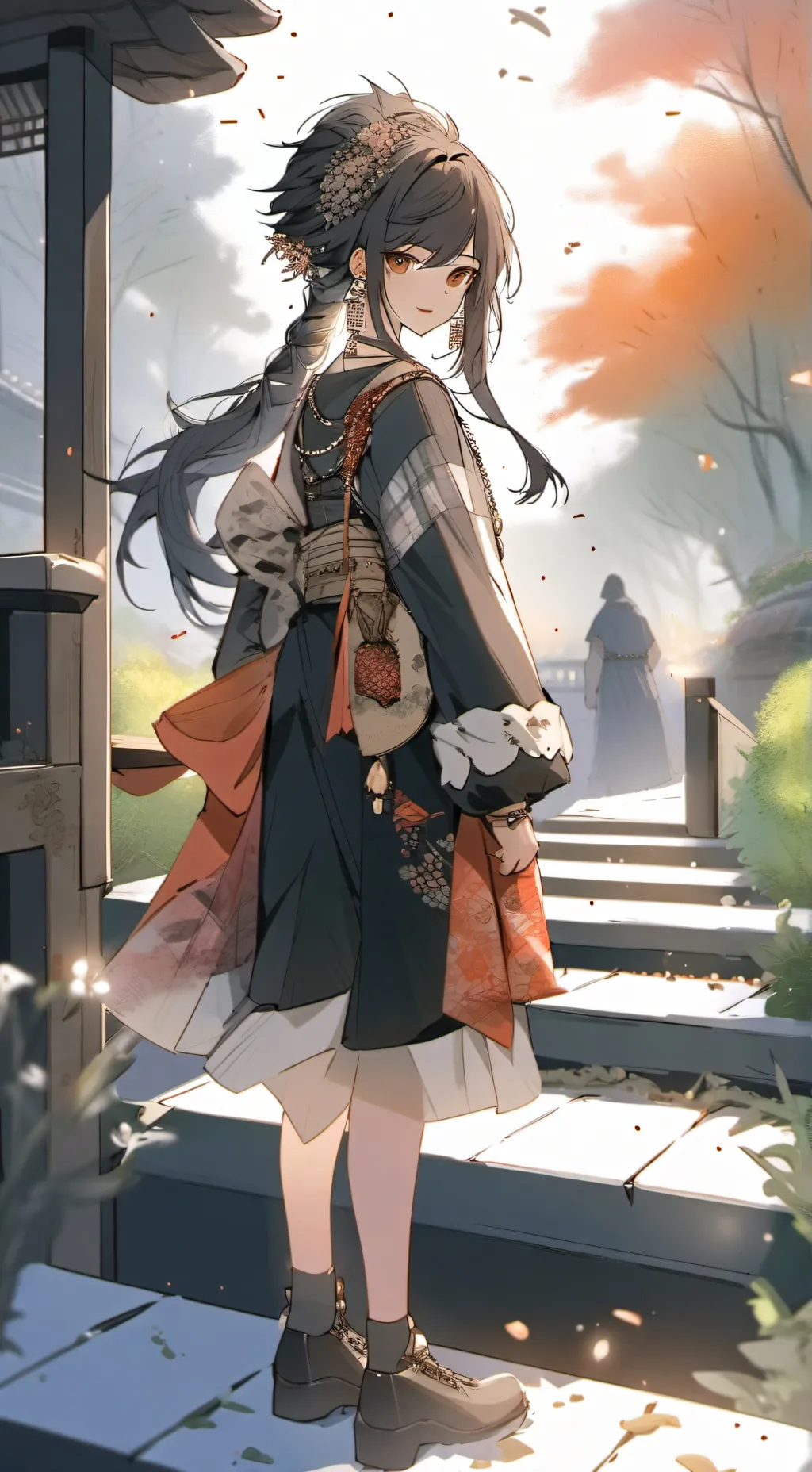 ai character: Lunala background