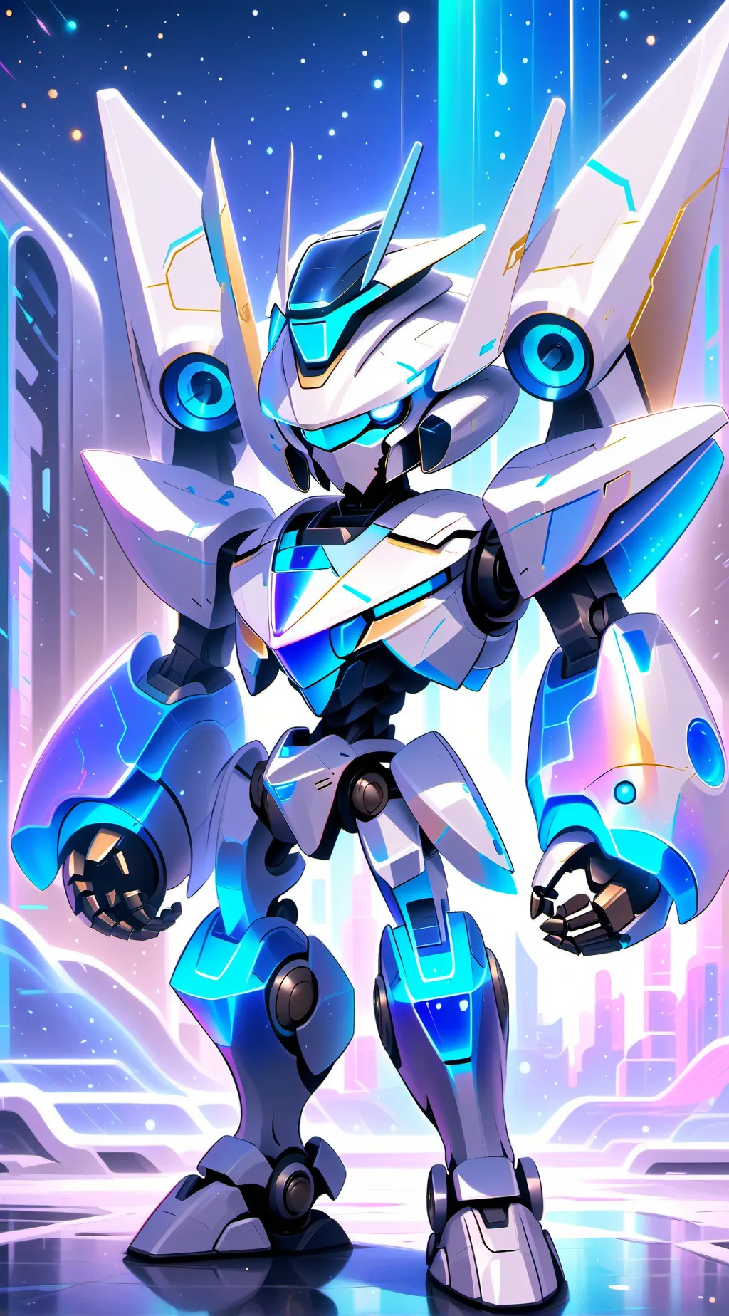 ai character: Robot pet background