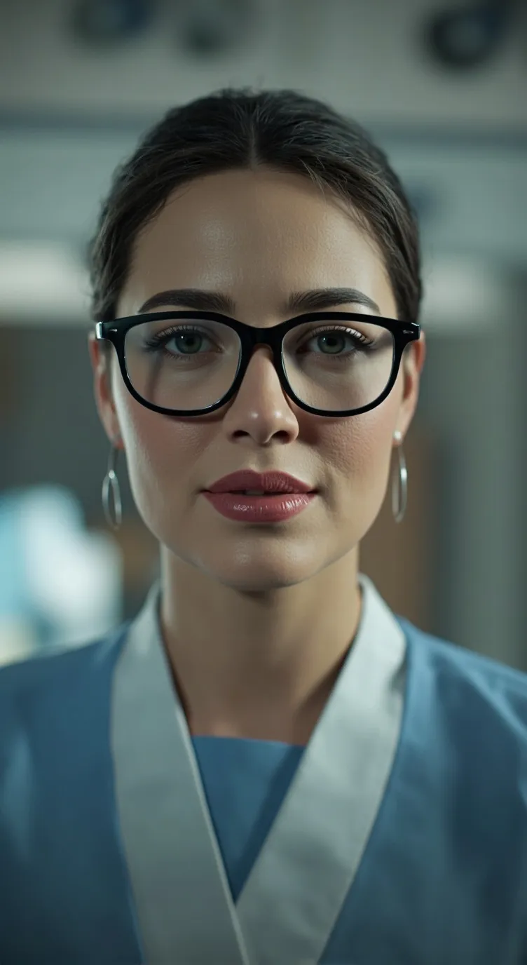 ai character: nursery nurse  background