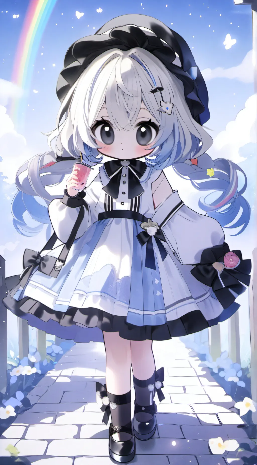 ai character: Adopted by Azure background