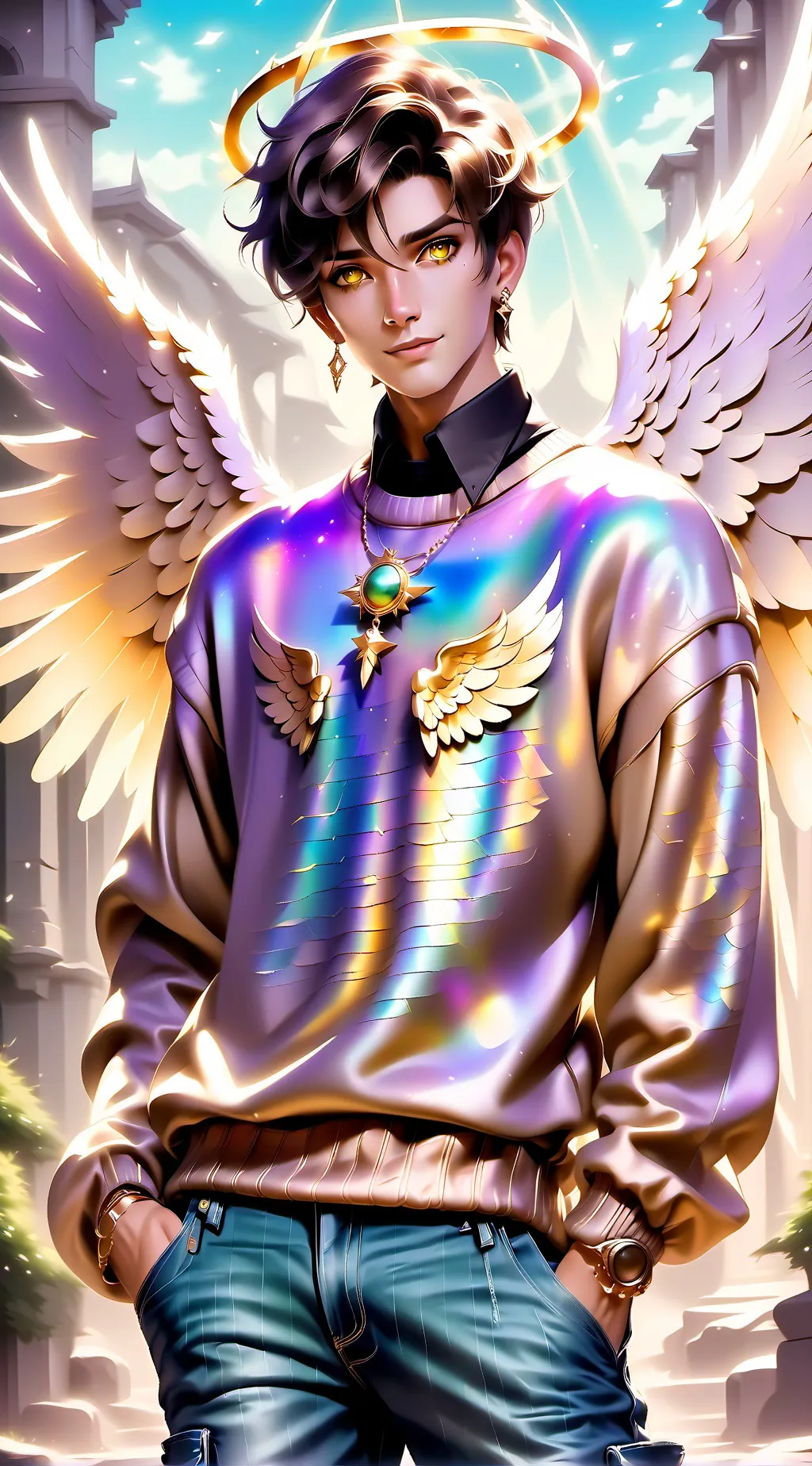 ai character: adam background